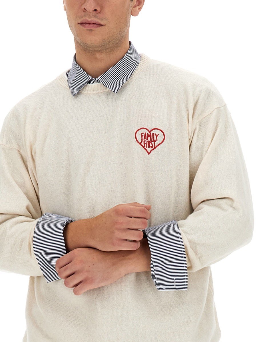 [FAMILY FIRST] Knitwear FW23 SWF2302_WHITE