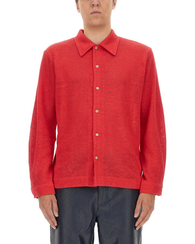 [Sefr] Shirts Long Sleeve SS23 PREFW23GARCIAR_REDLINEN