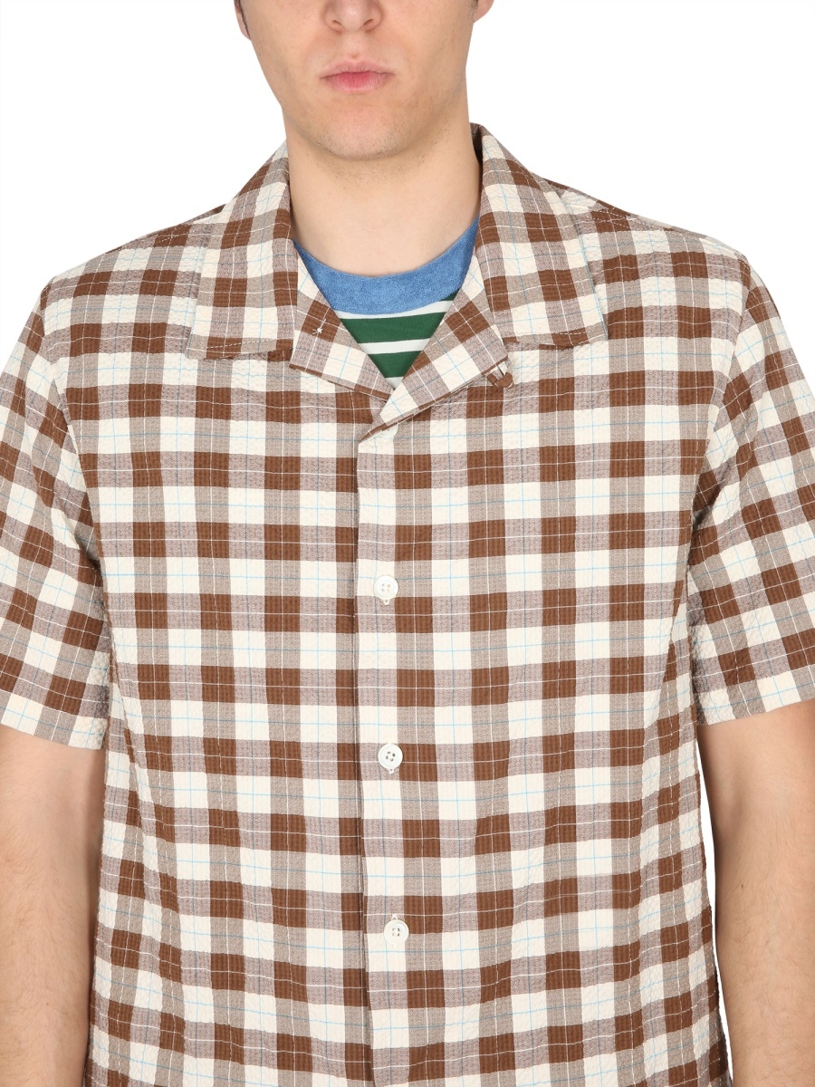 [Howlin] Shirts Short Sleeve SS23 COCKTAILDAMORE_BROWNCHECK