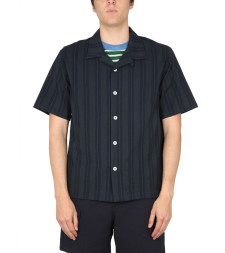 [Howlin] Shirts Short Sleeve SS23 COCKTAILDAMORE_NAVYSTRIPES