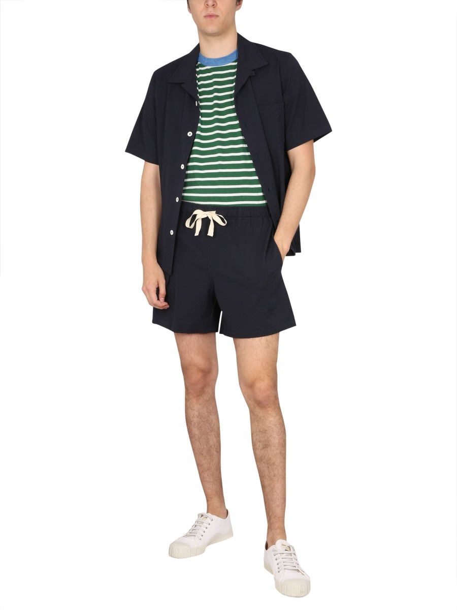 [Howlin] Shirts Short Sleeve SS23 COCKTAILSHIRT_NAVY