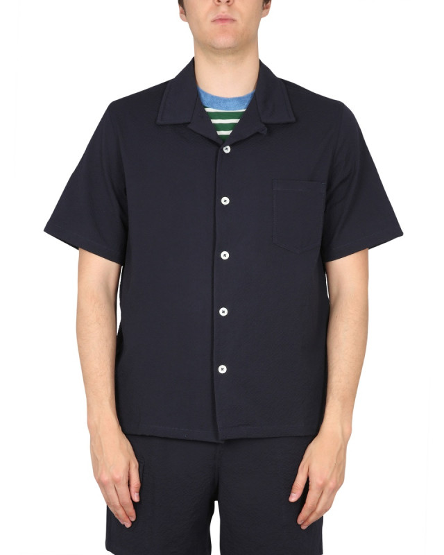 [Howlin] Shirts Short Sleeve SS23 COCKTAILSHIRT_NAVY
