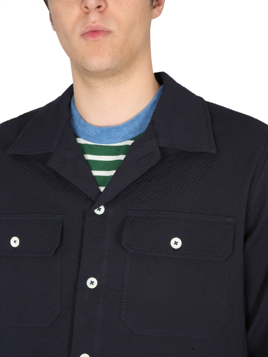 [Howlin] Shirts Long Sleeve SS23 MAGICWORKSHIRT_NAVY