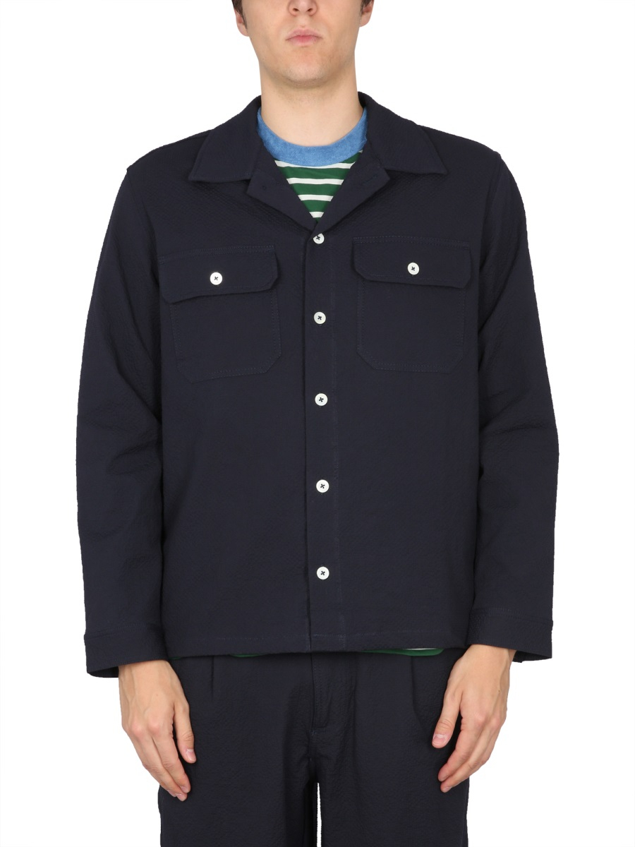 [Howlin] Shirts Long Sleeve SS23 MAGICWORKSHIRT_NAVY