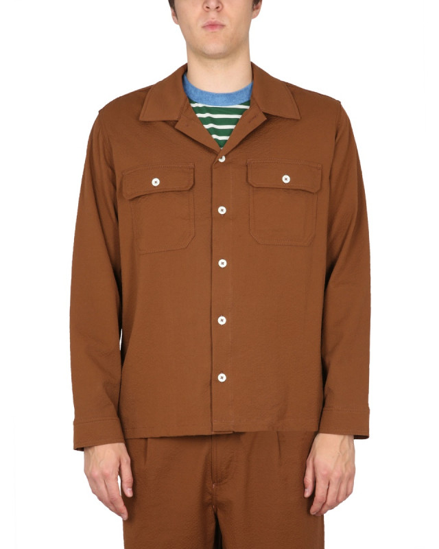 [Howlin] Shirts Long Sleeve SS23 MAGICWORKSHIRT_WALNUT