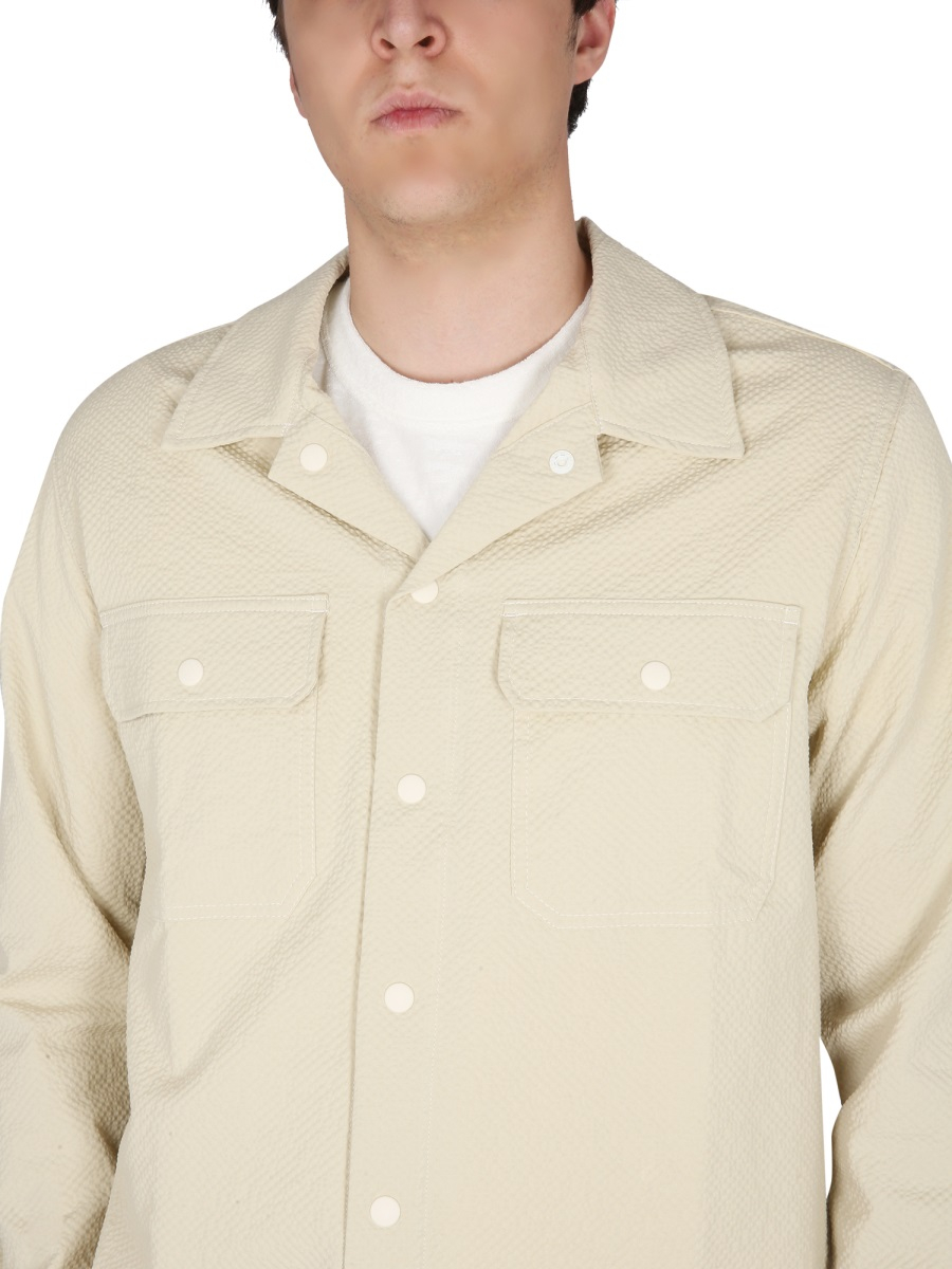 [Howlin] Shirts Long Sleeve SS23 MAGICWORKSHIRT_ECRU