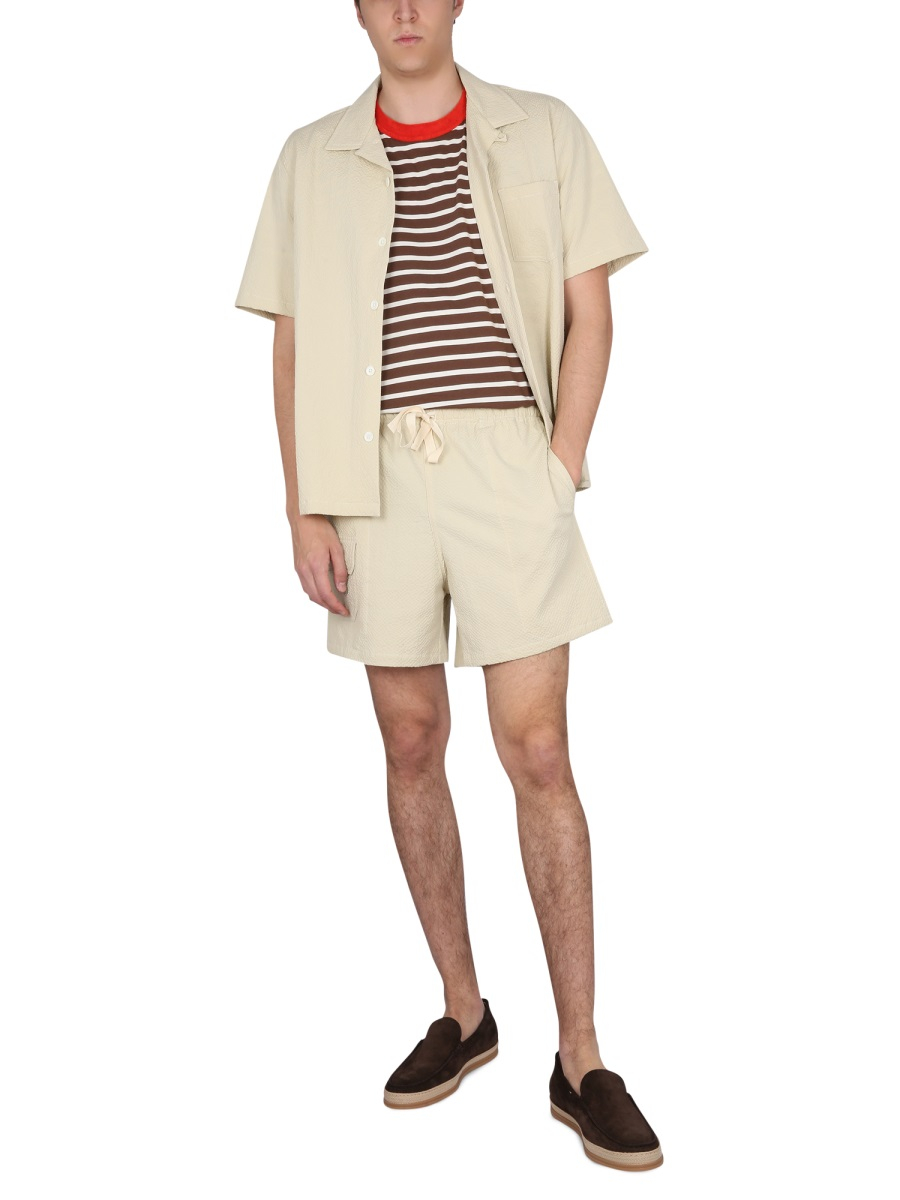 [Howlin] Shirts Short Sleeve SS23 COCKTAILSHIRT_ECRU
