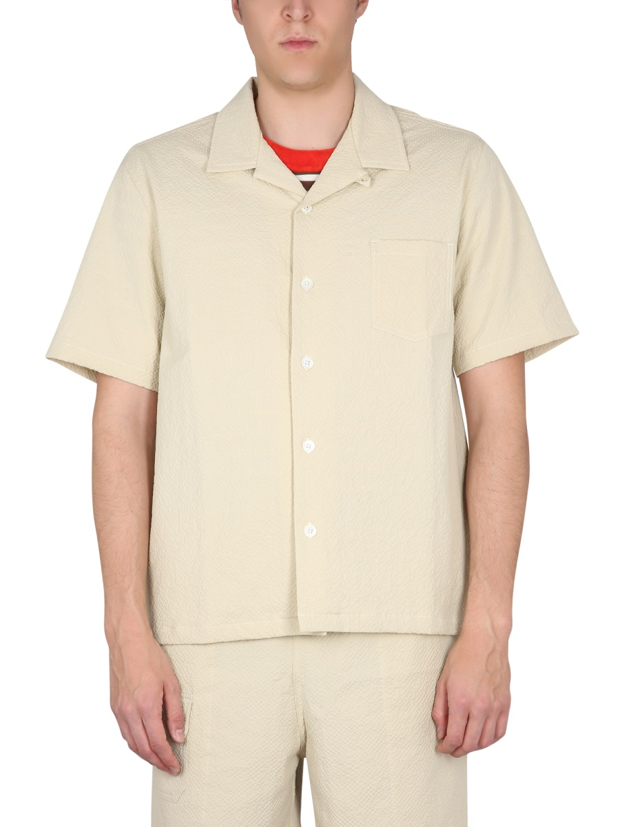 [Howlin] Shirts Short Sleeve SS23 COCKTAILSHIRT_ECRU