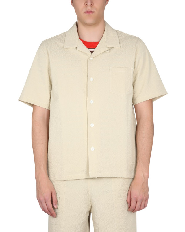 [Howlin] Shirts Short Sleeve SS23 COCKTAILSHIRT_ECRU