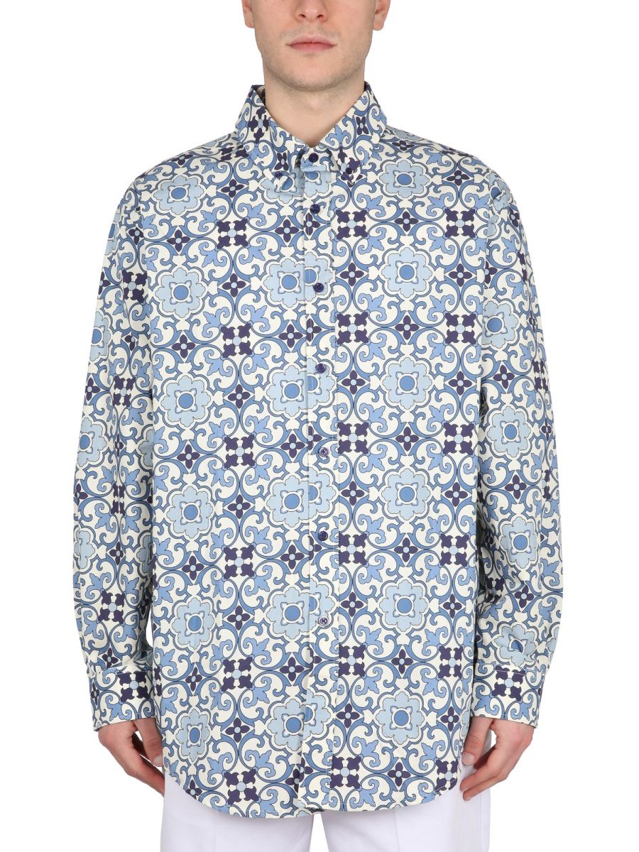 [DROLE DE MONSIEUR] Shirts Long Sleeve SS23 SH136_CO049BLUE