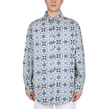 [DROLE DE MONSIEUR] Shirts Long Sleeve SS23 SH136_CO049BLUE