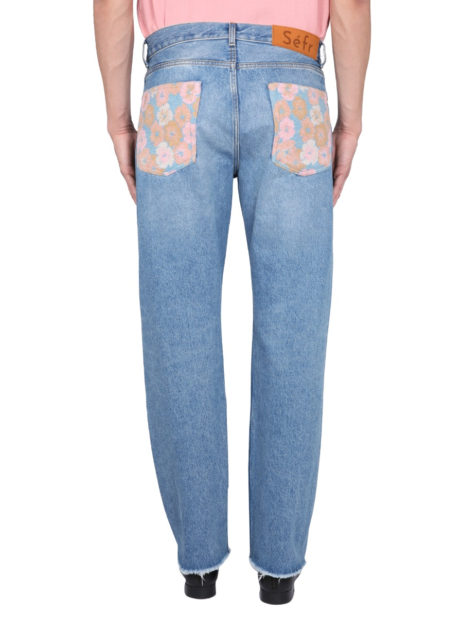 [Sefr] Jeans SS23 SS23STRAIGHTCUT_FLOWERDENIM