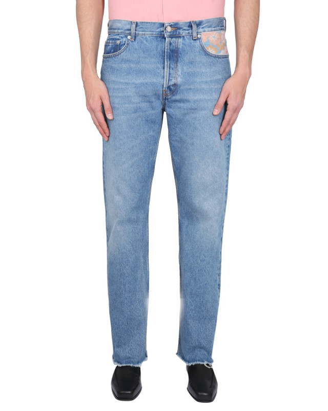 [Sefr] Jeans SS23 SS23STRAIGHTCUT_FLOWERDENIM