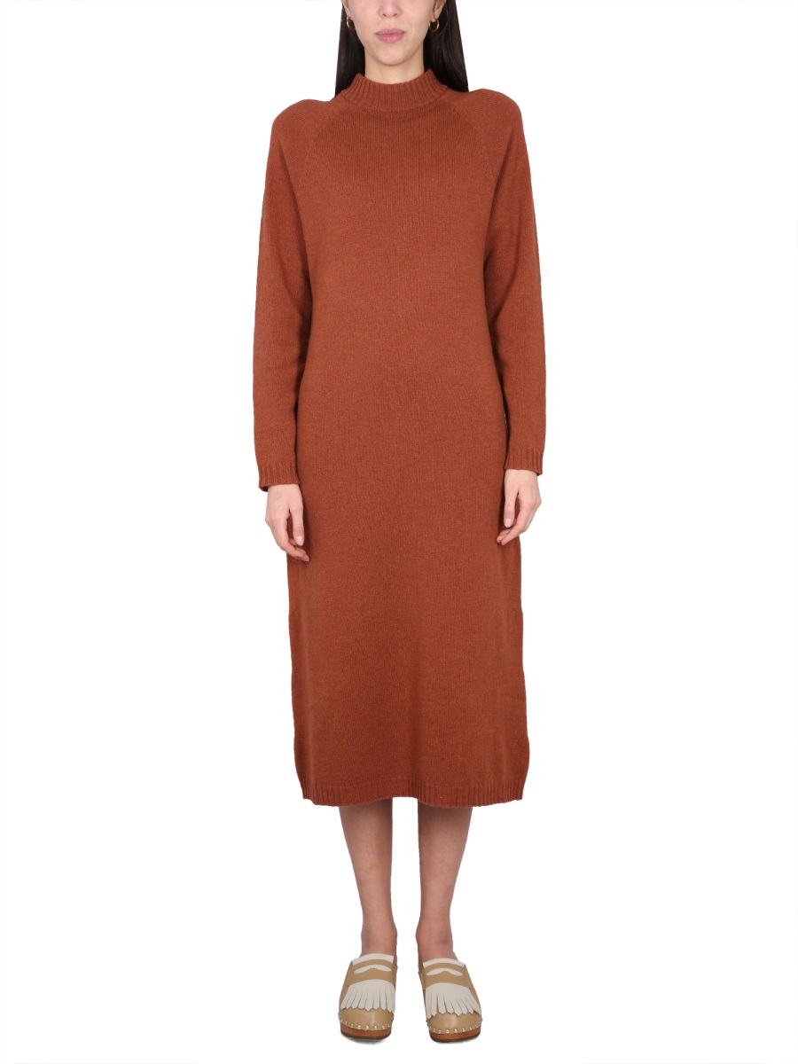 [Alysi] Long sleeve dress FW22 252306_A2222BAR