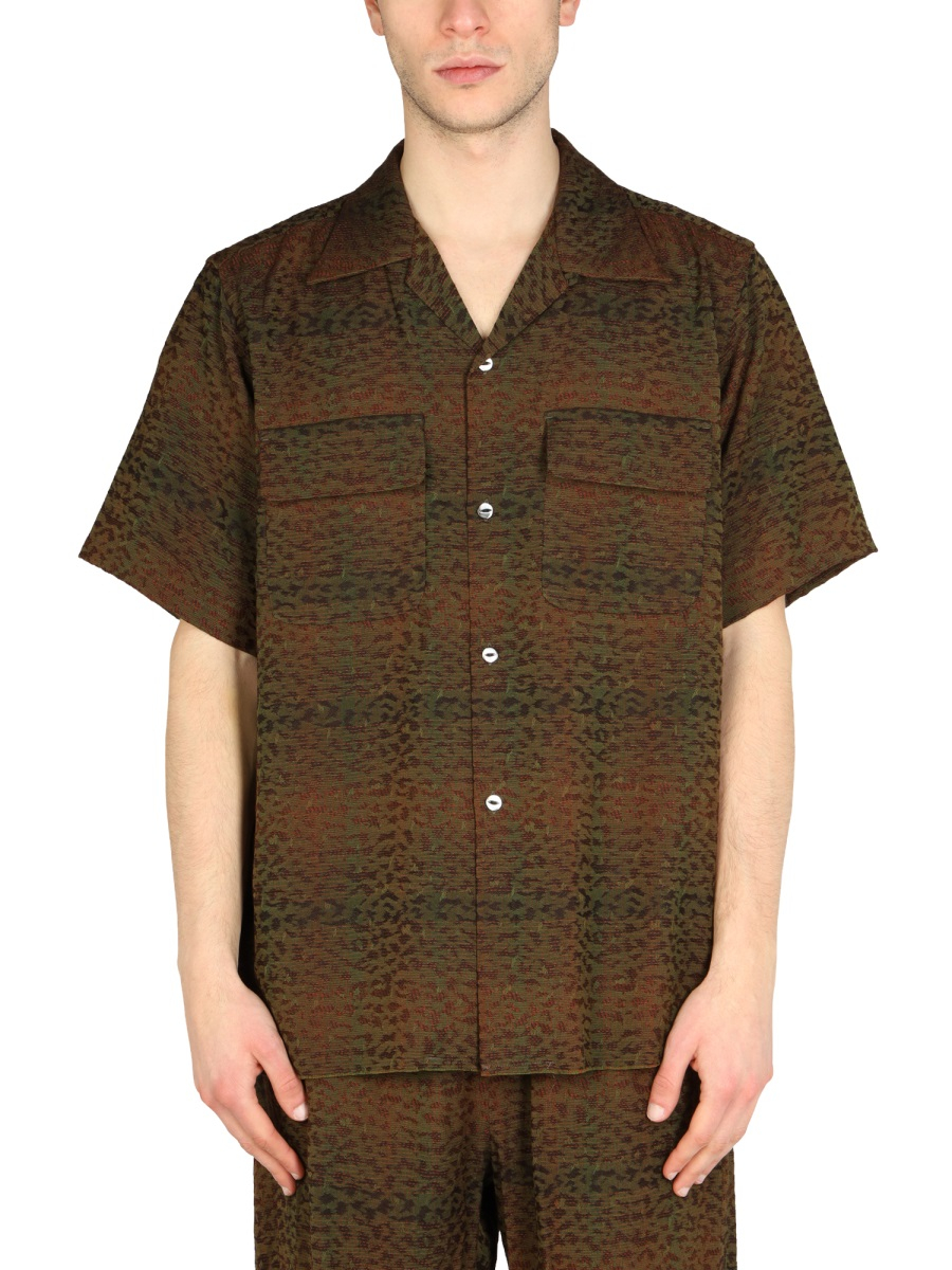 [Needles] Shirts Short Sleeve SS22 KP100_B-LEOPARD