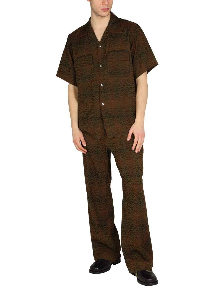 [Needles] Shirts Short Sleeve SS22 KP100_B-LEOPARD
