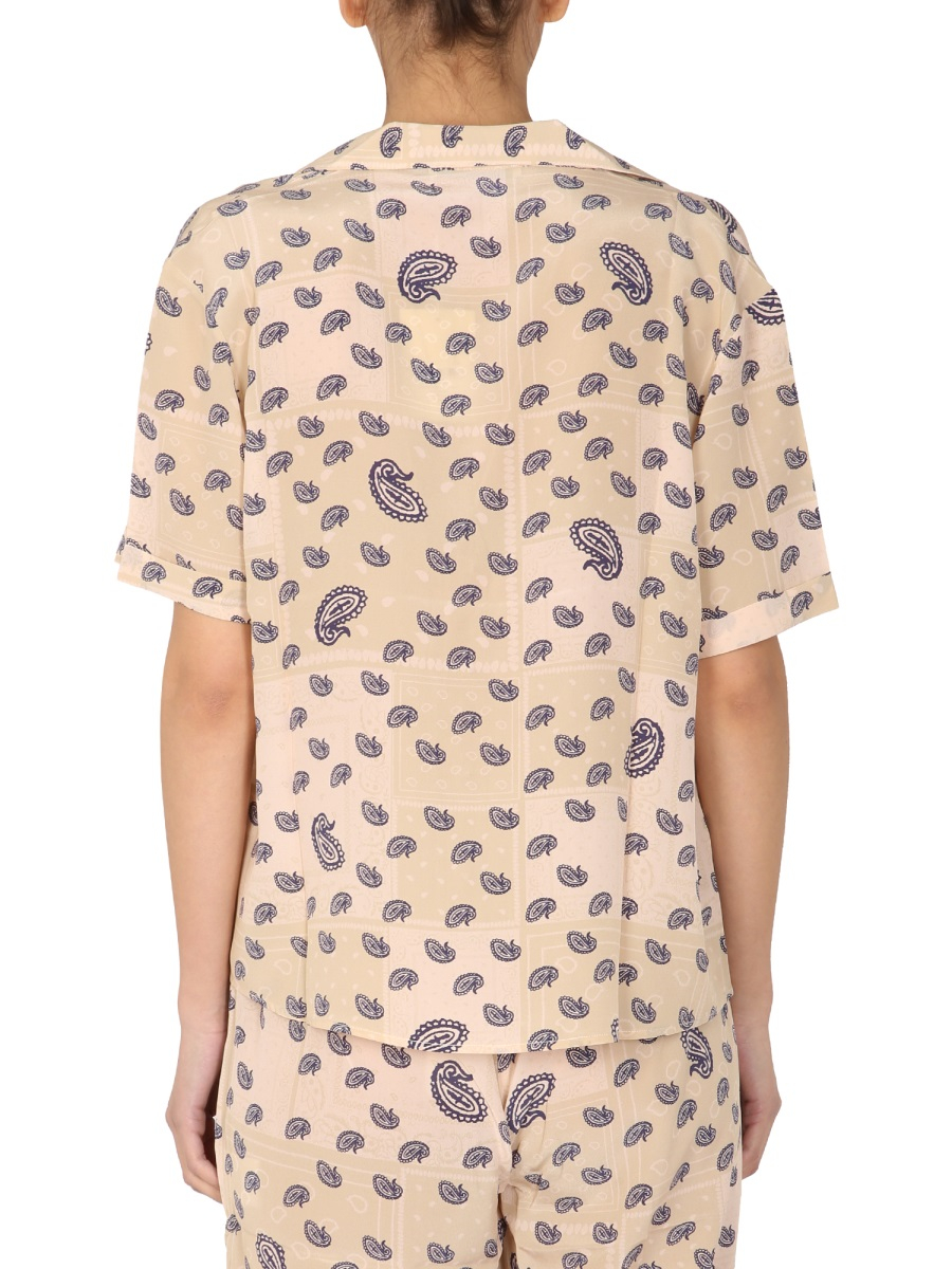 [Etre Cecile] Shirts Short Sleeve SS22 PAISLEY-SSHRT_PEARLPAISLEY
