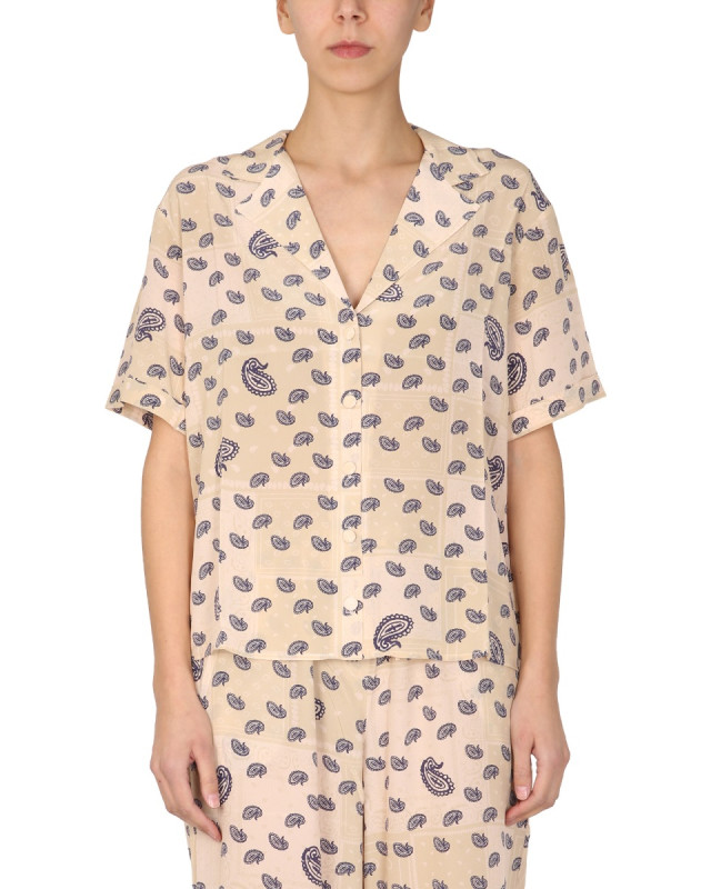 [Etre Cecile] Shirts Short Sleeve SS22 PAISLEY-SSHRT_PEARLPAISLEY