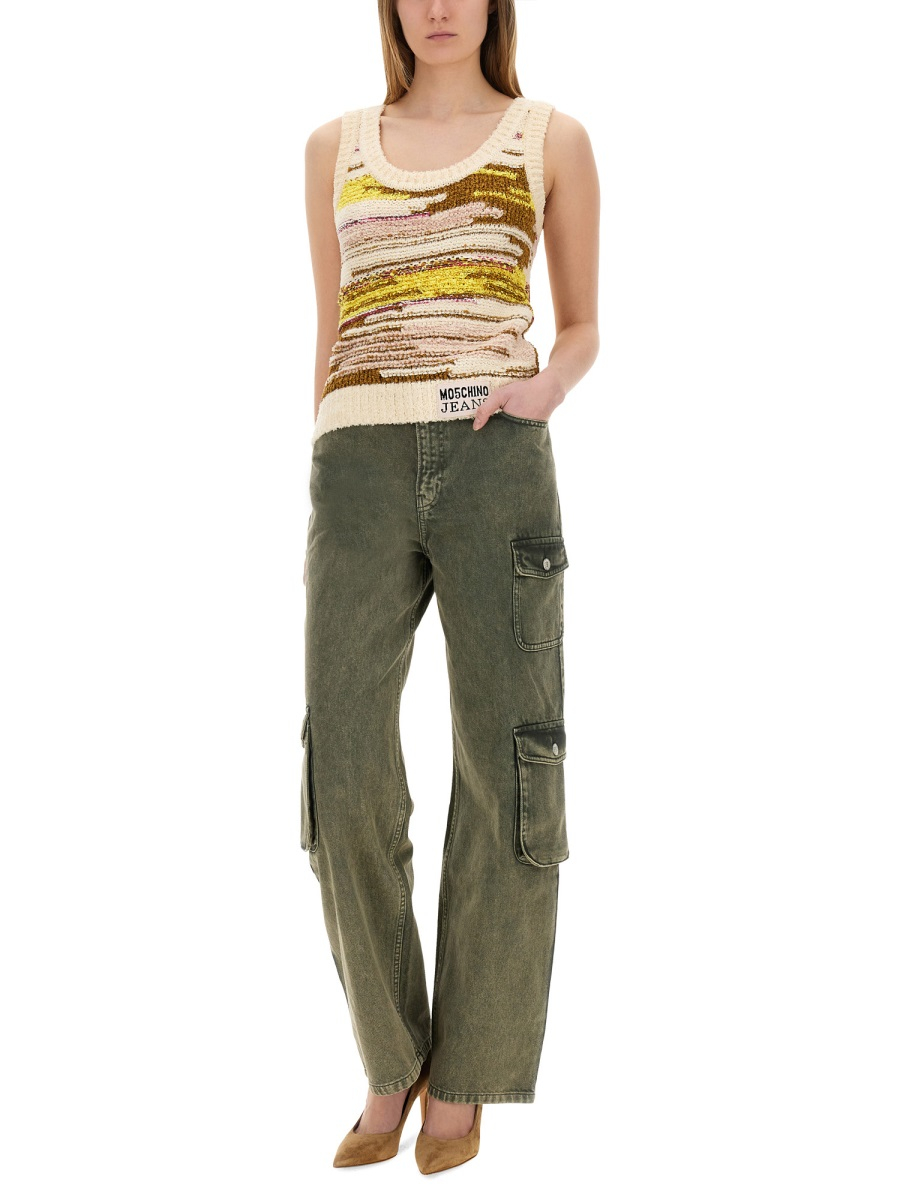 [Moschino Jeans] Tank top SS25 08853206_1002