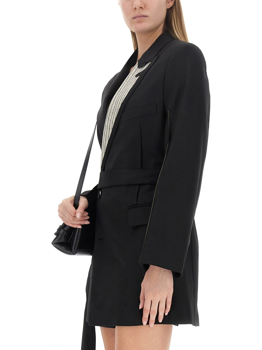 [VICTORIA BECKHAM] Long sleeve dress FW23 1423WDR005055B_BLACK