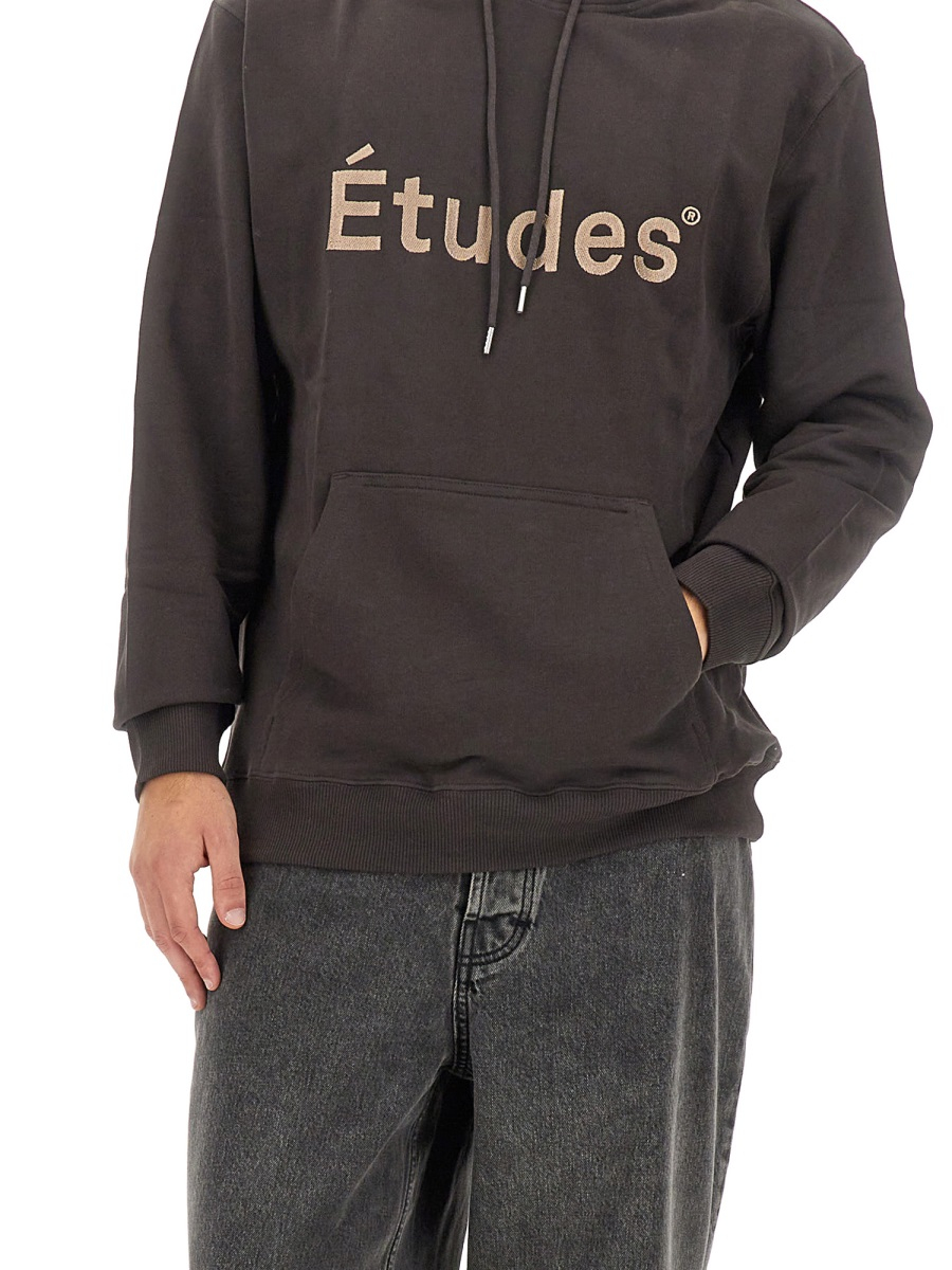 [etudes] Hoodie FW23 H23MM255A01570_DKBROWN