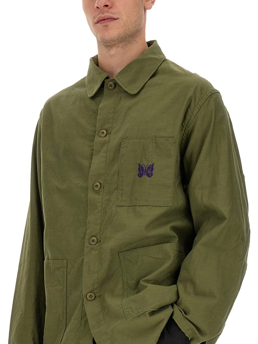 [Needles] Shirts Long Sleeve SS23 MR220_B-OLIVE
