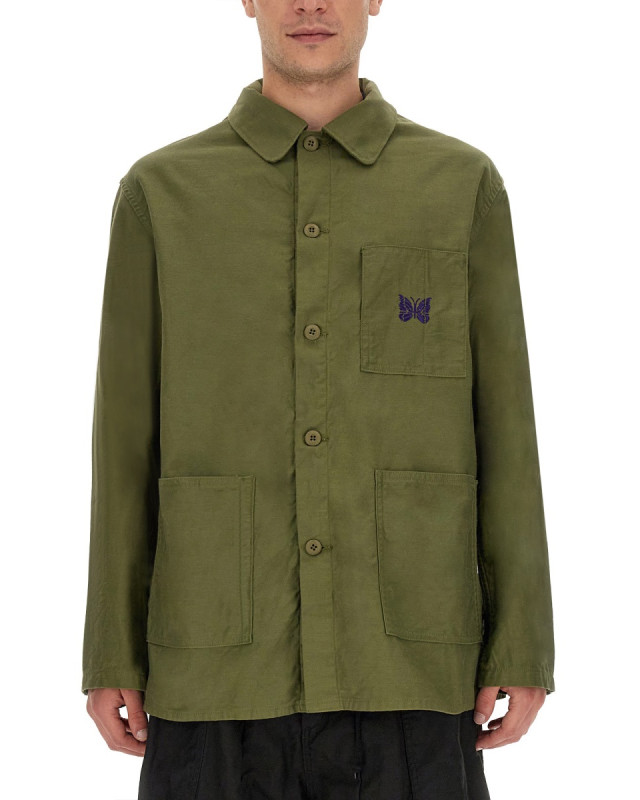 [Needles] Shirts Long Sleeve SS23 MR220_B-OLIVE