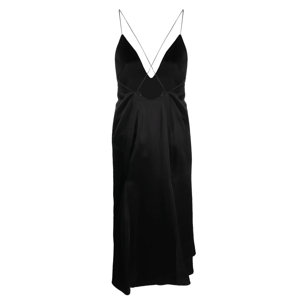 [Wales Bonner] Sleeveless dress FW23 WA23DR01 VI02 BLACK