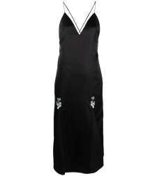 [Wales Bonner] Sleeveless dress FW23 WA23DR01 VI02 BLACK