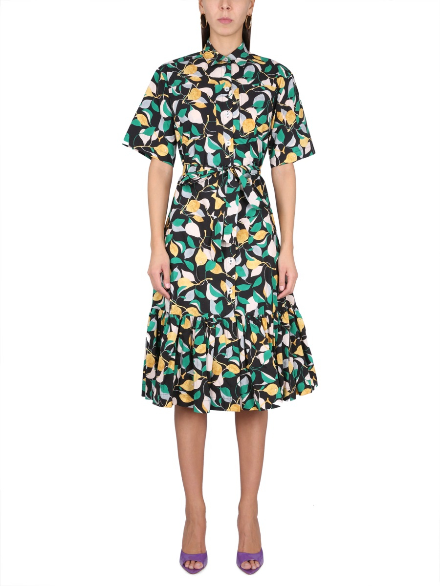 [LA DOUBLEJ] Short sleeve dress SS23 DRE0441_COT001ORH0001