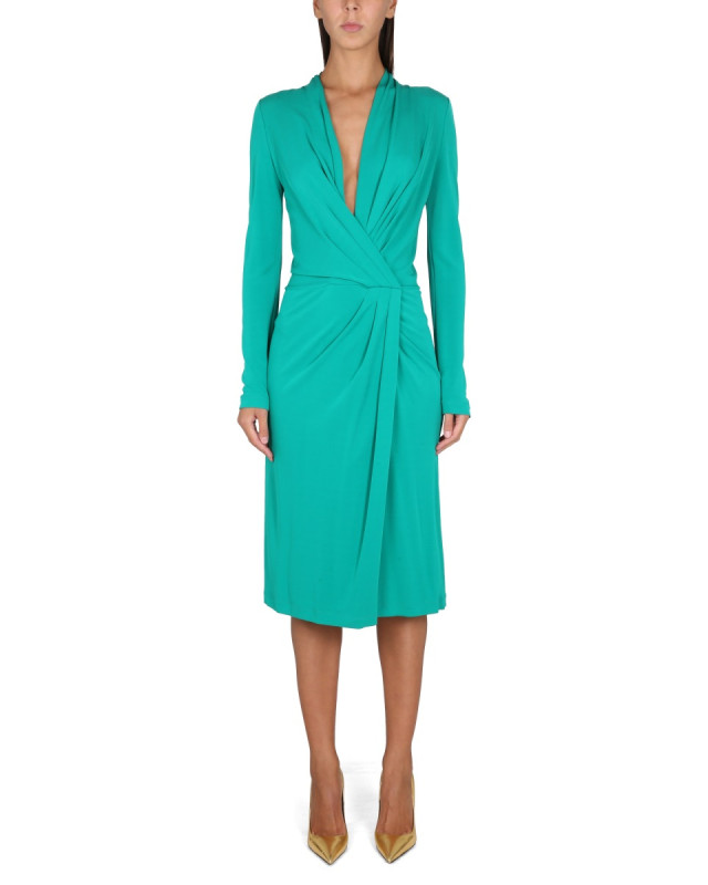 [Alberta Ferretti] Long sleeve dress SS23 04051621_0382