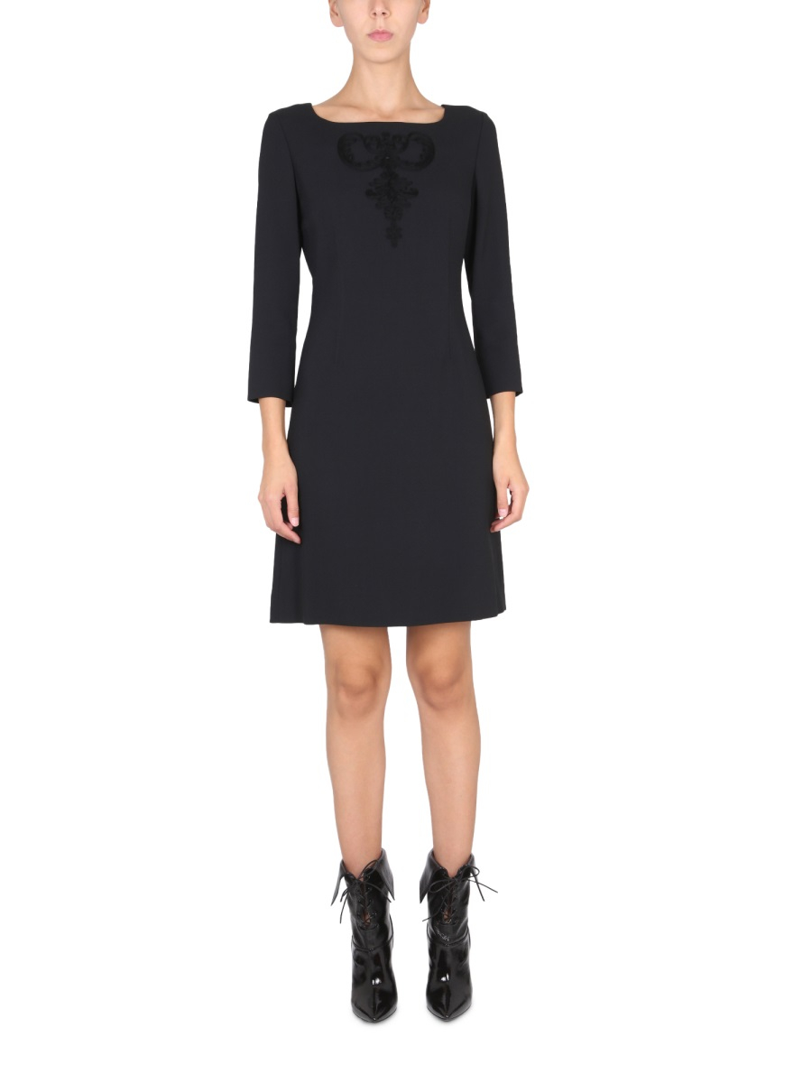[BOUTIQUE MOSCHINO] Long sleeve dress FW22 04415825_0555