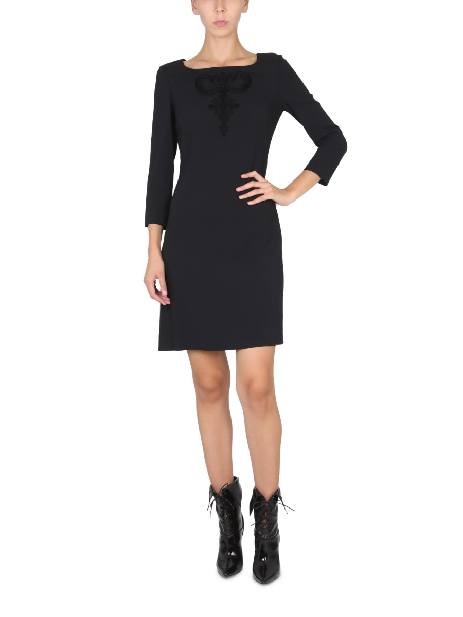 [BOUTIQUE MOSCHINO] Long sleeve dress FW22 04415825_0555
