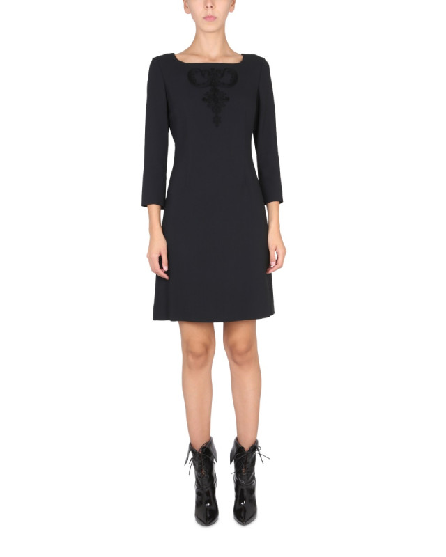 [BOUTIQUE MOSCHINO] Long sleeve dress FW22 04415825_0555