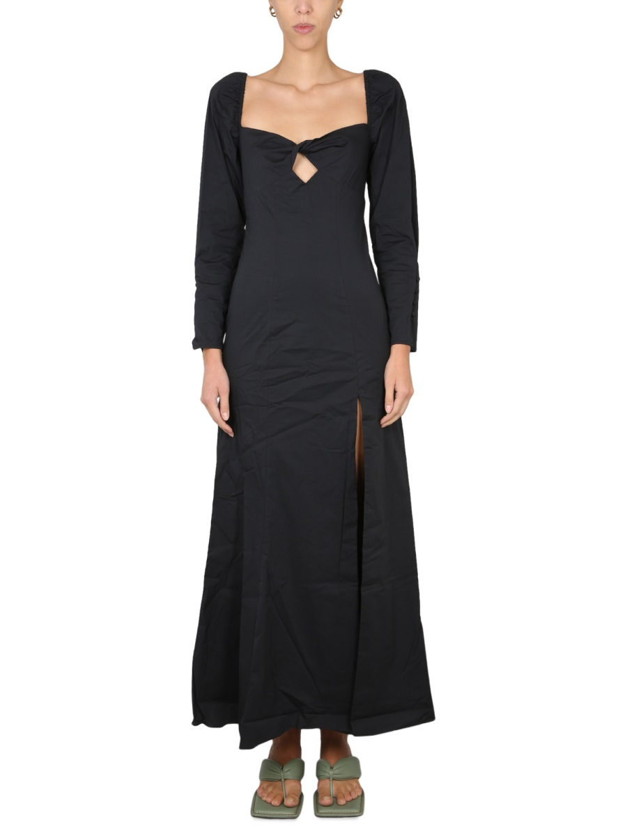 [Staud] Long sleeve dress FW22 90-7767_BLK