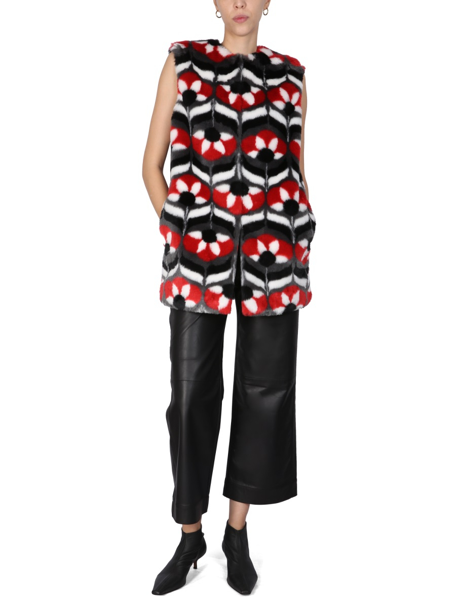 [BOUTIQUE MOSCHINO] Fur Jacket FW22 06106135_1555