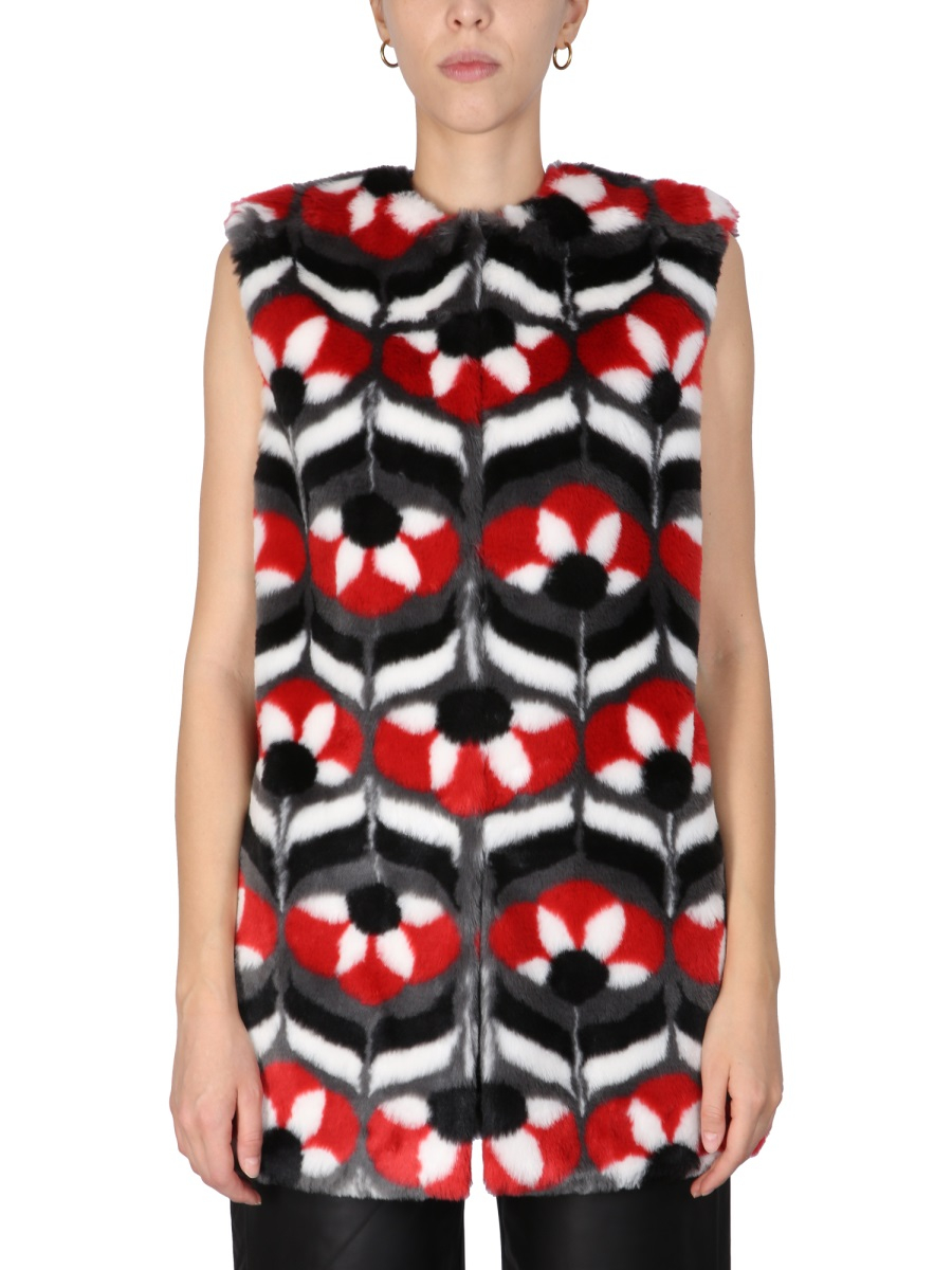 [BOUTIQUE MOSCHINO] Fur Jacket FW22 06106135_1555
