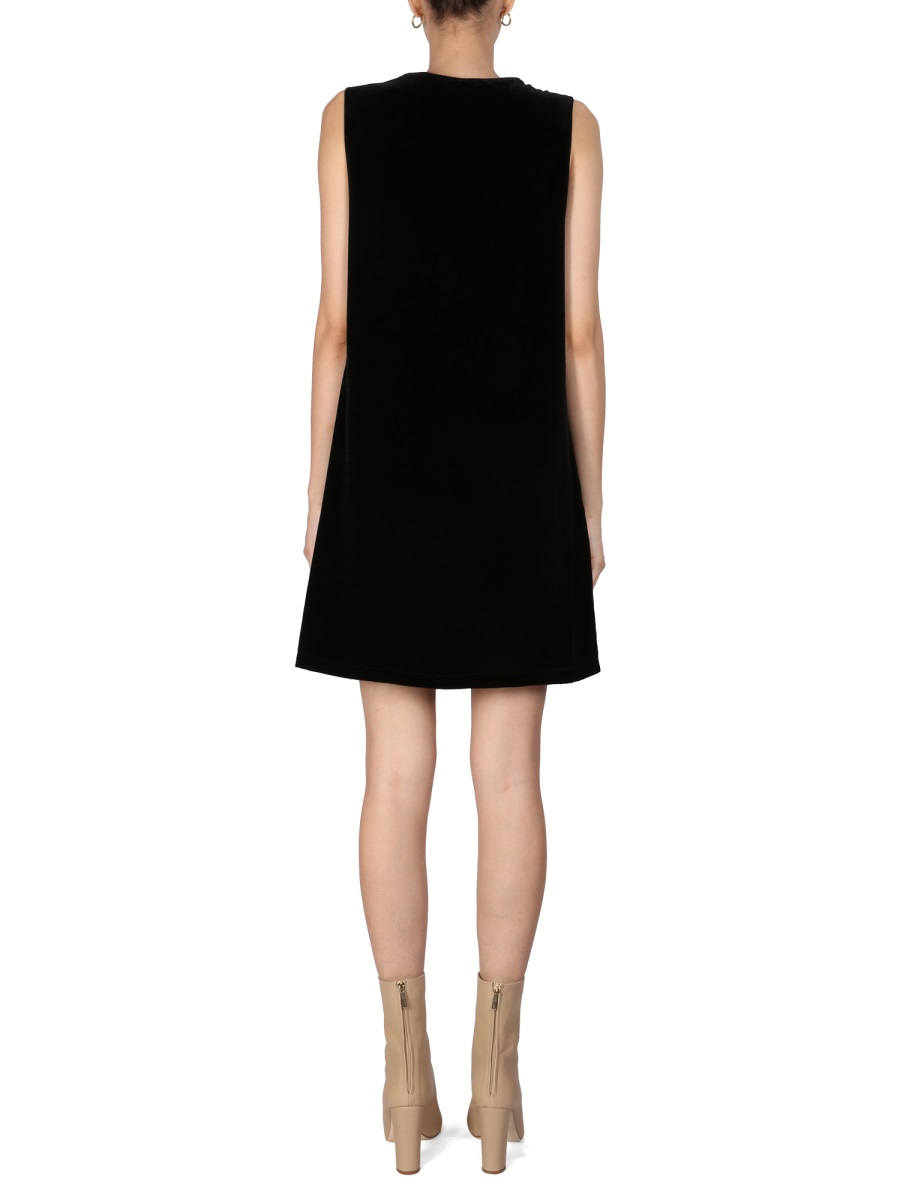 [BOUTIQUE MOSCHINO] Sleeveless dress FW22 04376133_0555
