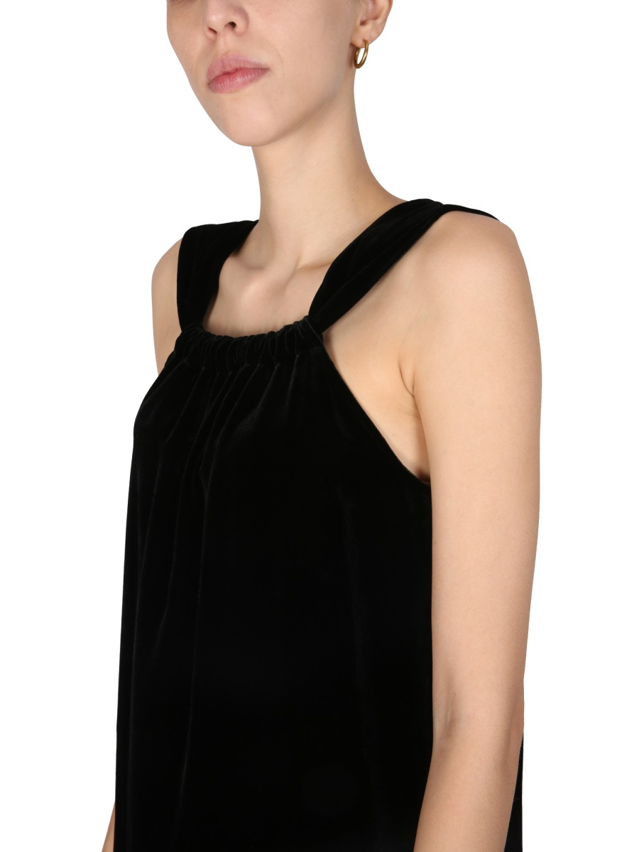 [BOUTIQUE MOSCHINO] Sleeveless dress FW22 04376133_0555