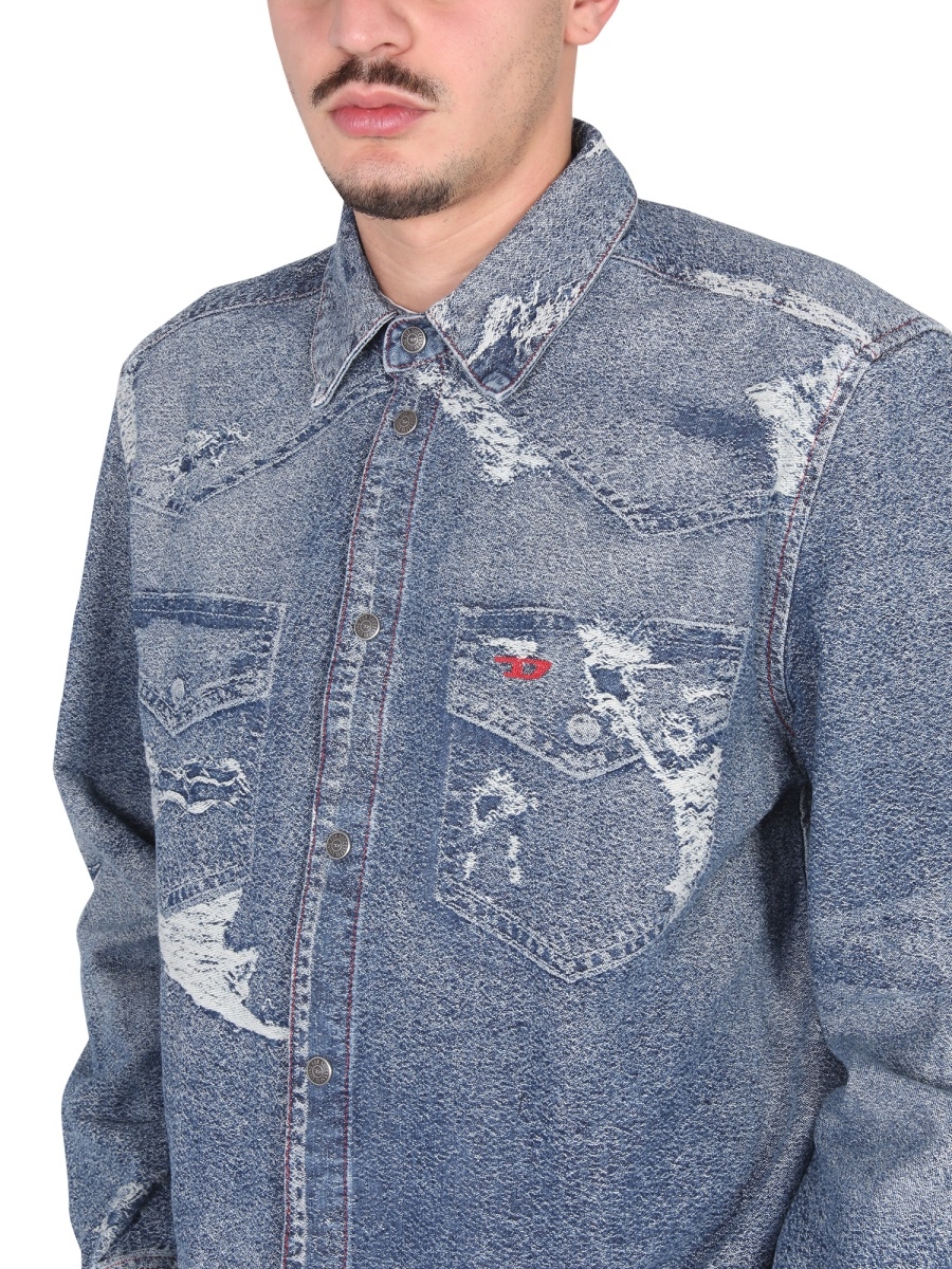 [Diesel] Shirts Long Sleeve FW22 A07111_09F1101