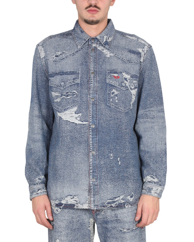 [Diesel] Shirts Long Sleeve FW22 A07111_09F1101