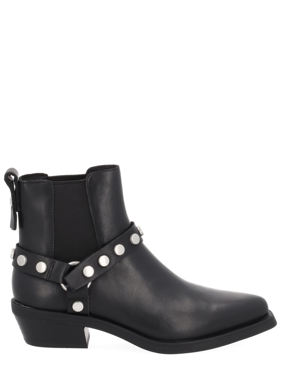 [ASH] Ankle Boots FW25 LOGAN01_BLACK