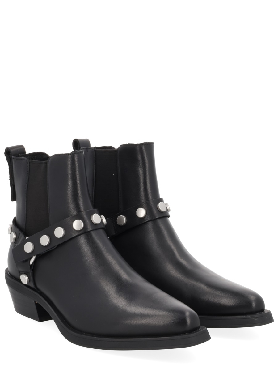 [ASH] Ankle Boots FW25 LOGAN01_BLACK