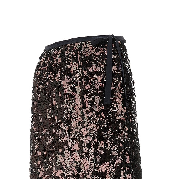 [Prada] Midi skirt FW25 P120ZRSOOO176AF0051-F0051