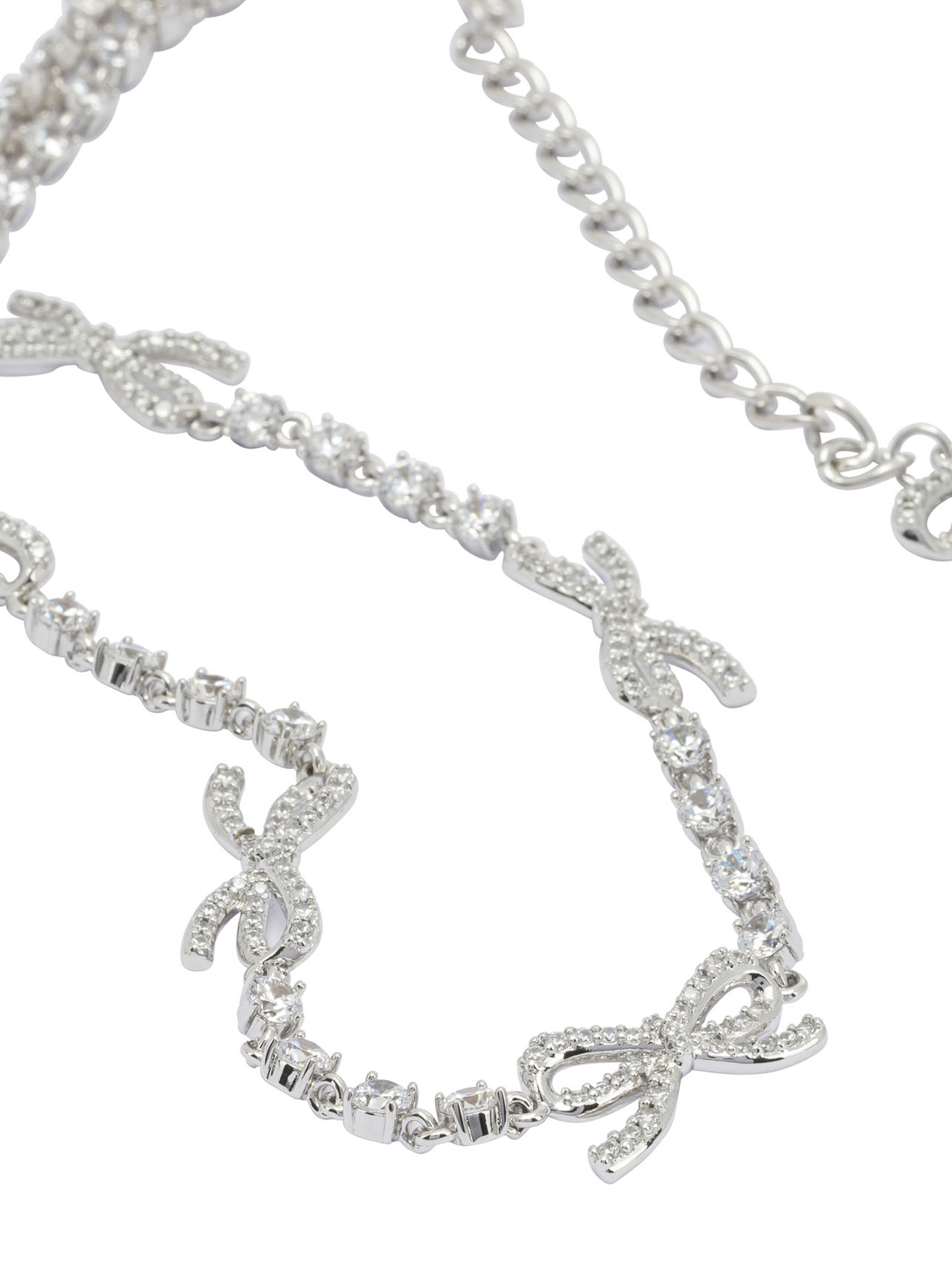 [Self-portrait] Necklace SS26 RS26-611N-SLSILVER