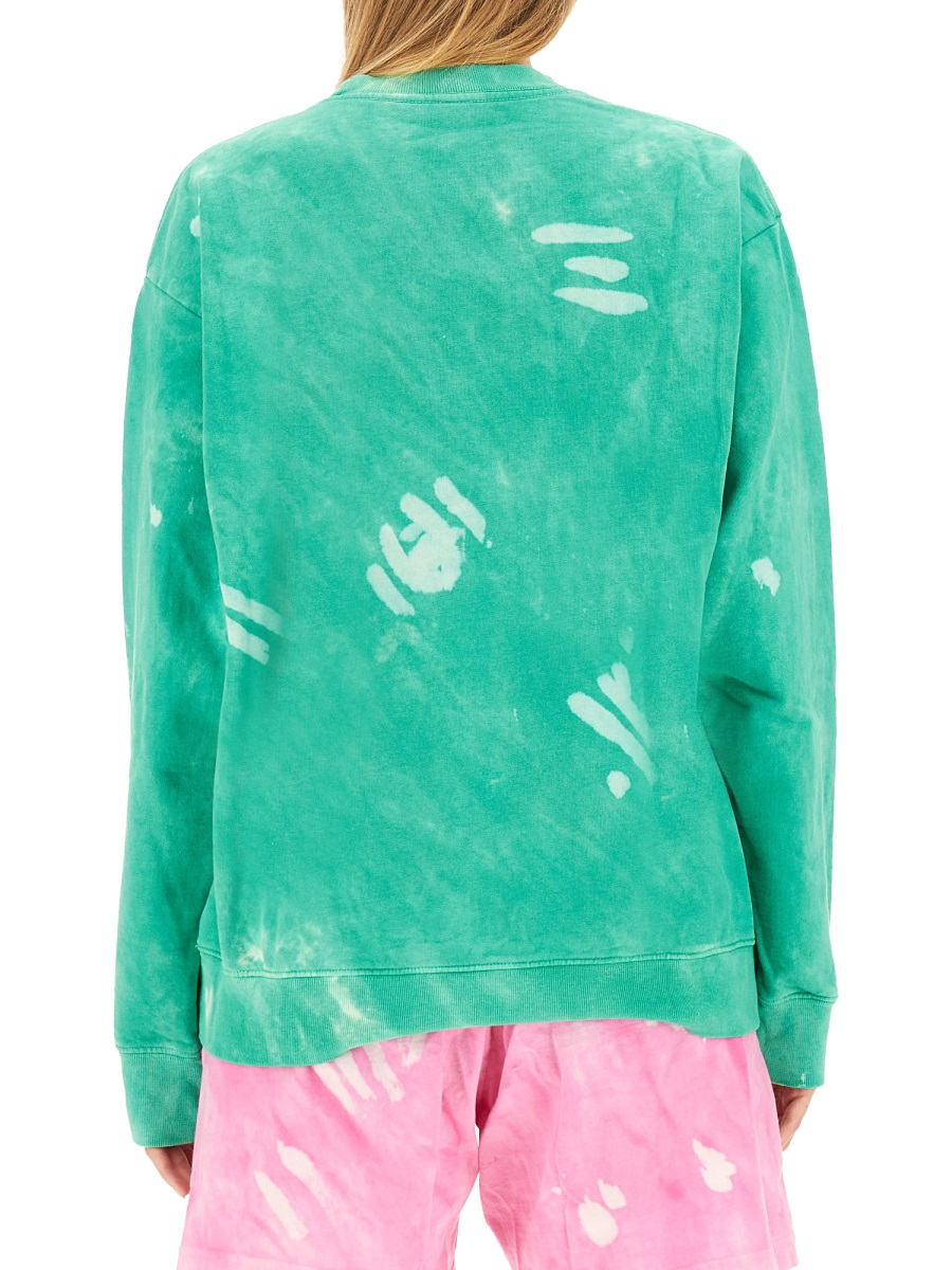 [SPORTY&RICH] Sweatshirt SS23 CR952TA_TAHITI/WHITE