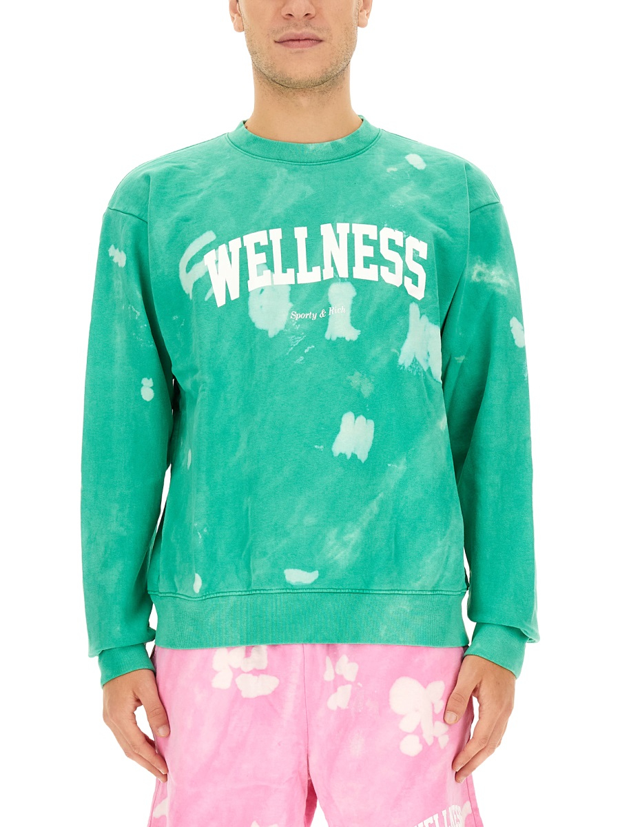 [SPORTY&RICH] Sweatshirt SS23 CR952TA_TAHITI/WHITE