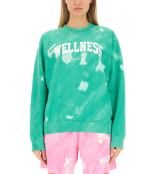 [SPORTY&RICH] Sweatshirt SS23 CR952TA_TAHITI/WHITE