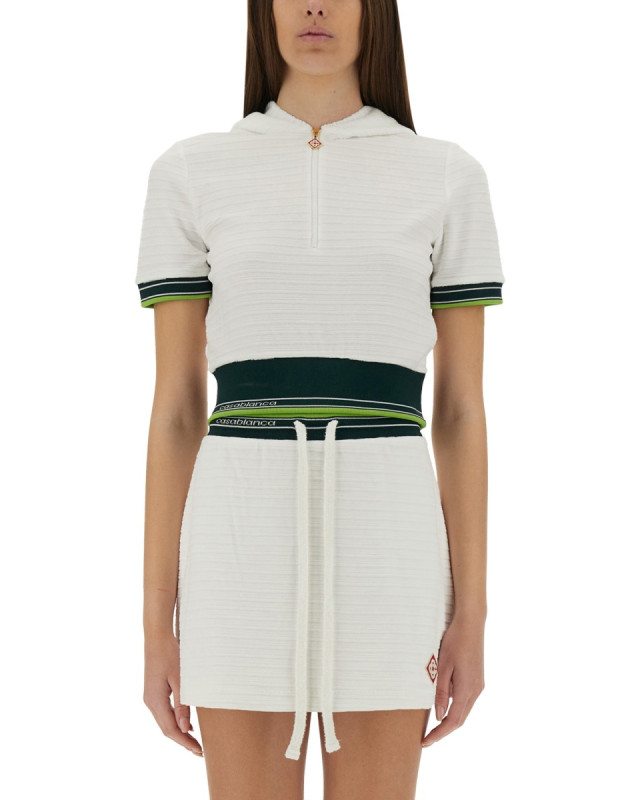 [Casablanca] T-shirts Short Sleeve SS25 WS25-JTP-354_01WHITE