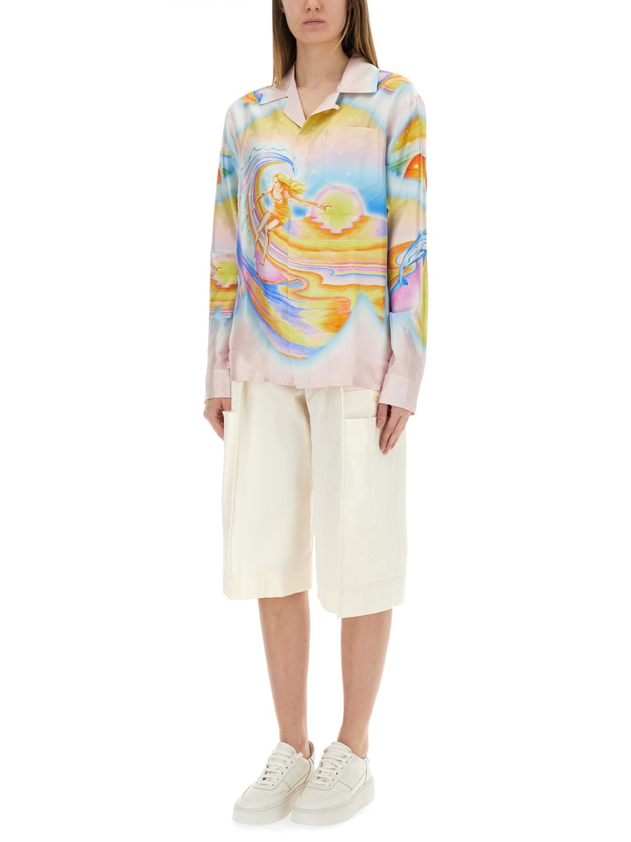 [Casablanca] Shirts Long Sleeve SS25 U-WS25-SH-006_05PSYCHEDELICNIRVANA